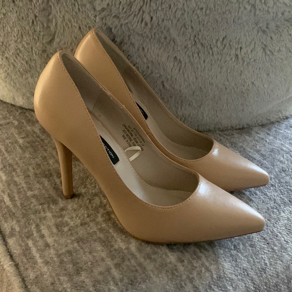 French Connection nude heels